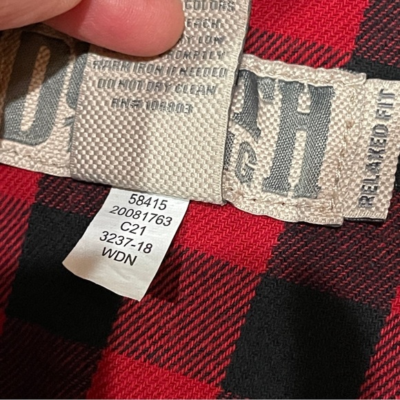 Duluth Trading Mens Ballroom Double Flex Jeans Mens 40x30 Flannel Lined Relaxed - Picture 5 of 11